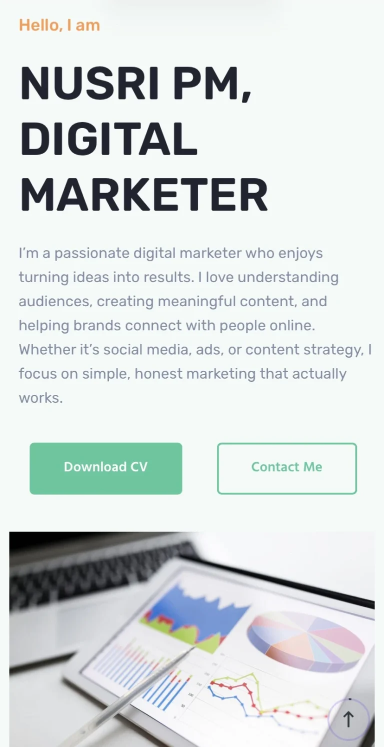 WordPress website designed and developed for a business website